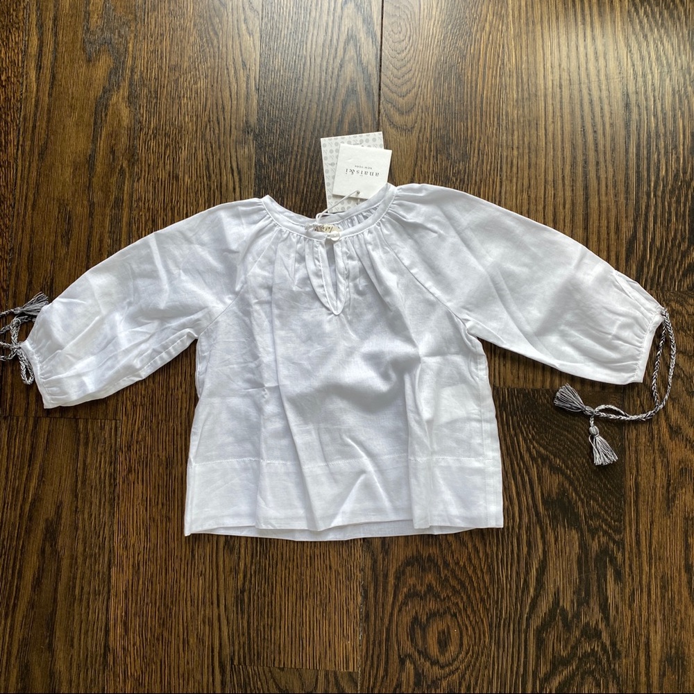 Anaïs & i White cotton blouse size 3 years